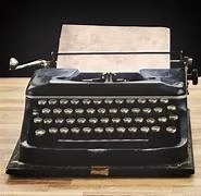 Máquina de escribir antigua